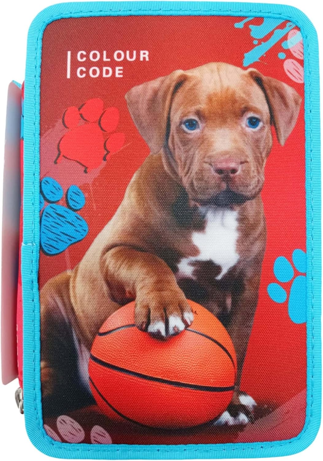 ASTUCCIO 3 ZIP COLOUR CODE ANIMAL SNAPSHOT
