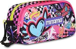 MITAMA Portapenne scuola 2 zip scuola URBAN QUEEN 3