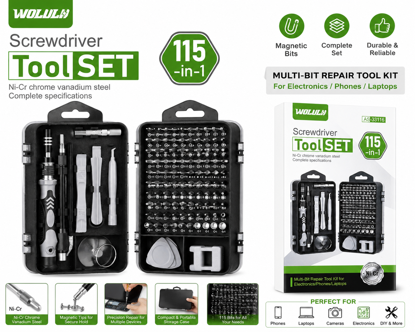 Kit Completo 115 in 1 1