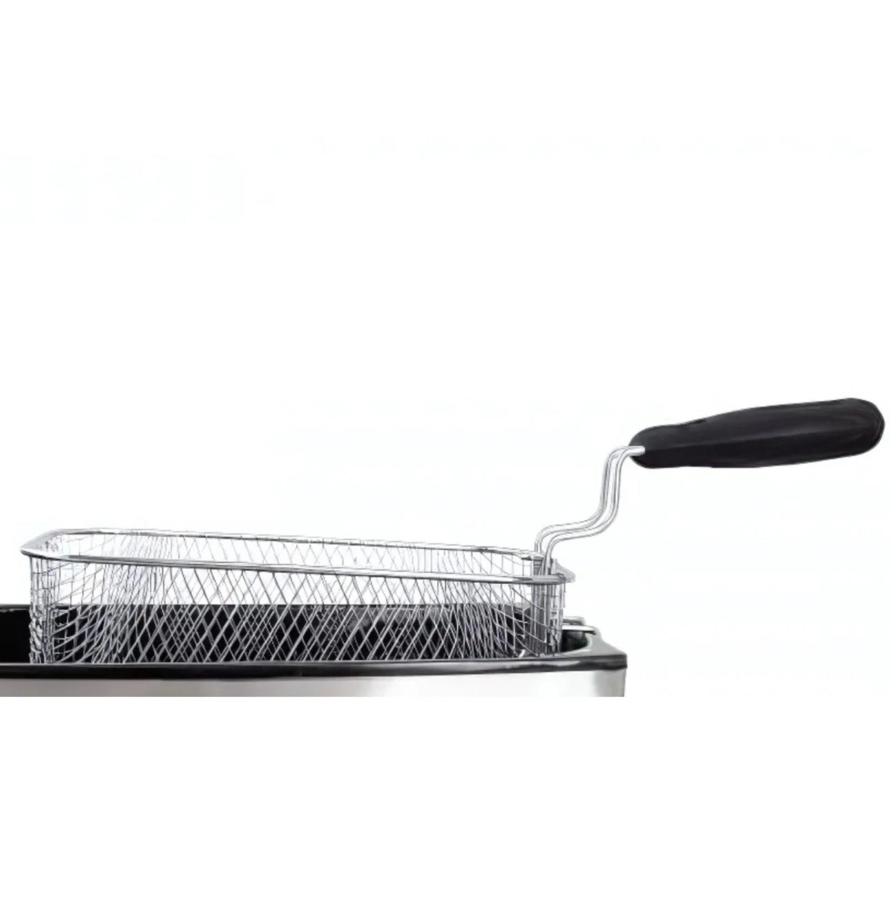 FRIGGITRICE AD OLIO DA 3 LITRI CLASSIC - 2200W IN ACCIAIO INOX - CAMERA SMALTATA