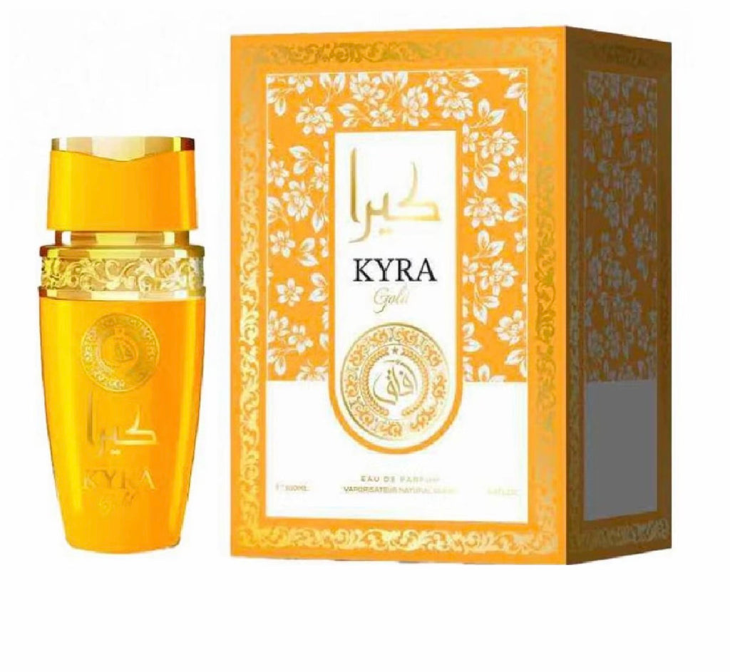 AFAQ Profumo Arabo da Donna Kyra Gold Candy Sweet Pink Sweet Rosa Blanche 100ml - ASWAD Profuimo da Uomo Aswad Black Bold Reserv