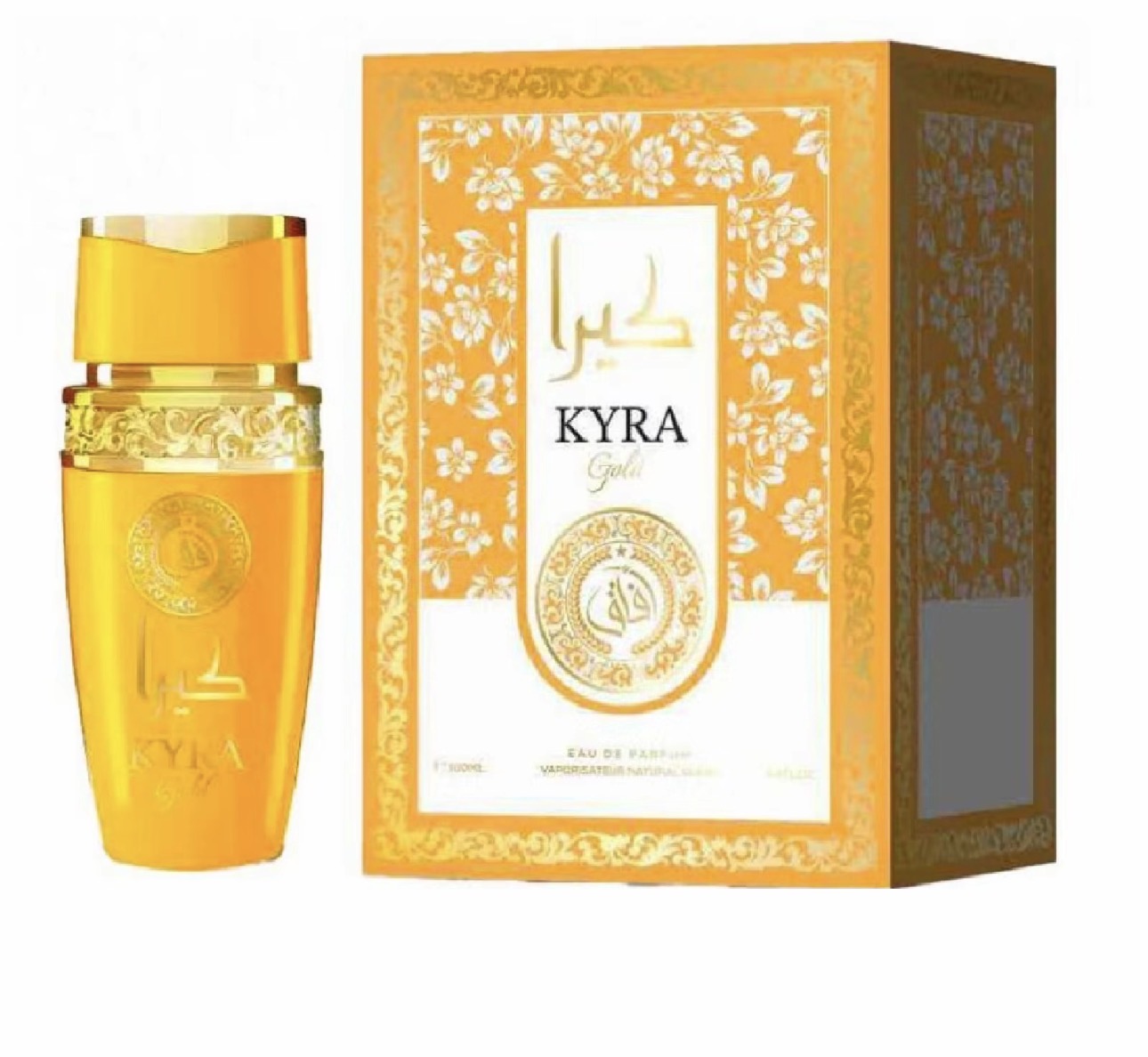 AFAQ Profumo Arabo da Donna Kyra Gold Candy Sweet Pink Sweet Rosa Blanche 100ml - ASWAD Profuimo da Uomo Aswad Black Bold Reserv