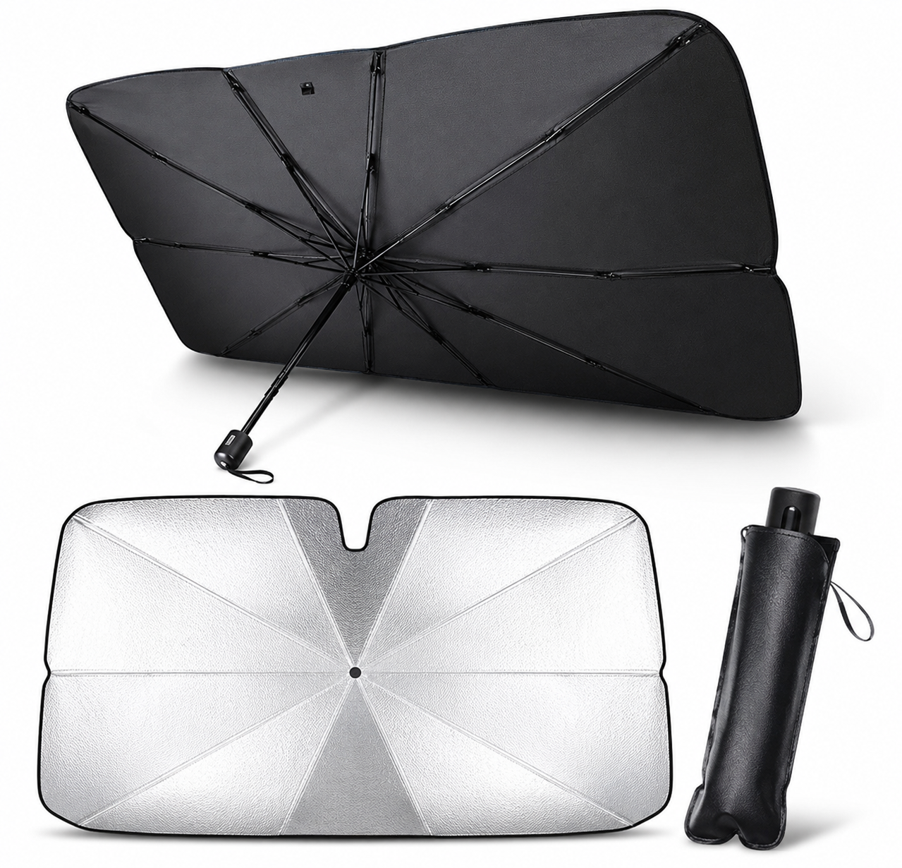 Ombrello Parasole Auto Premium | Blocca Sole e Raggi UV 5