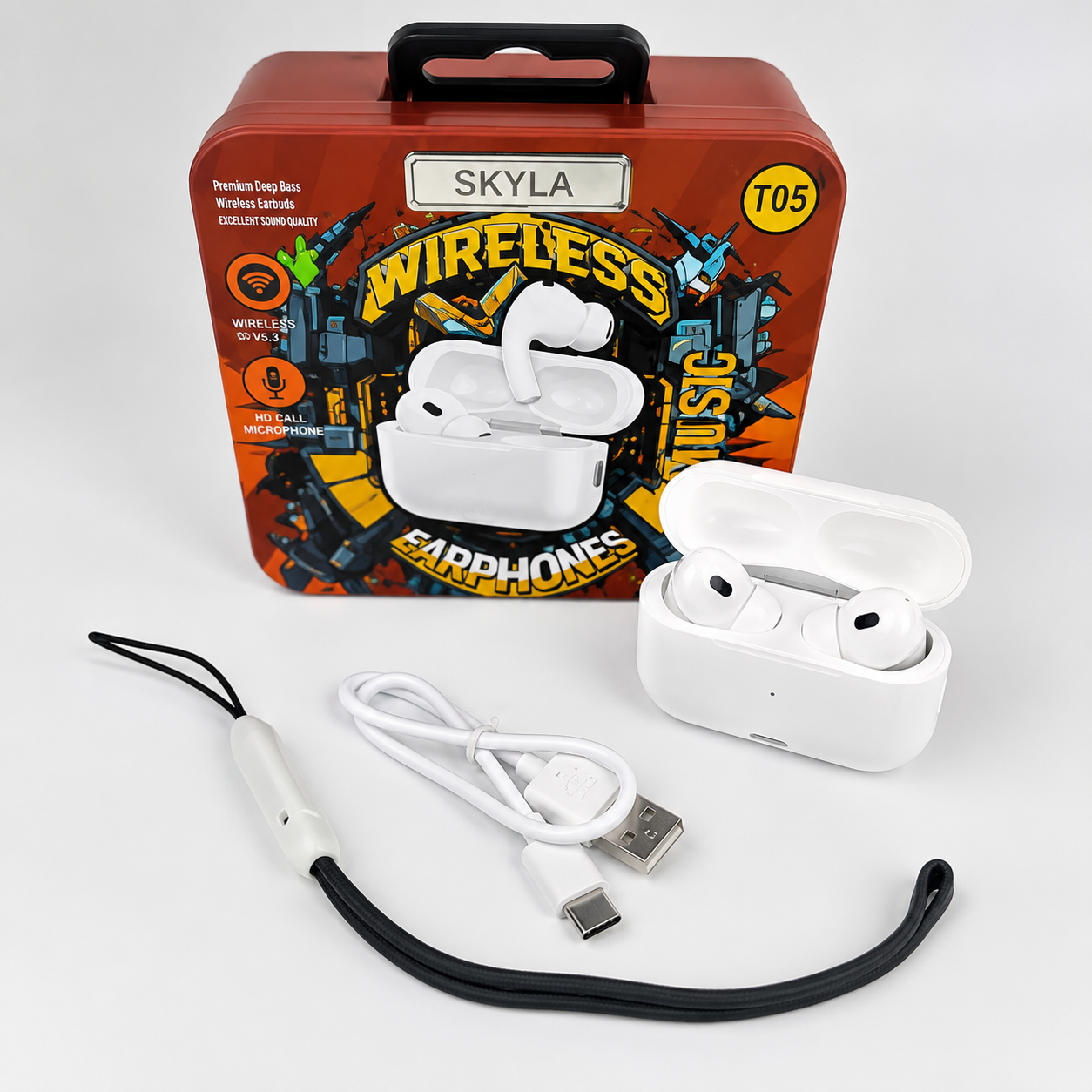 Auricolari Wireless SKYLA T05 – Bluetooth 5.3 | Nuovi 2