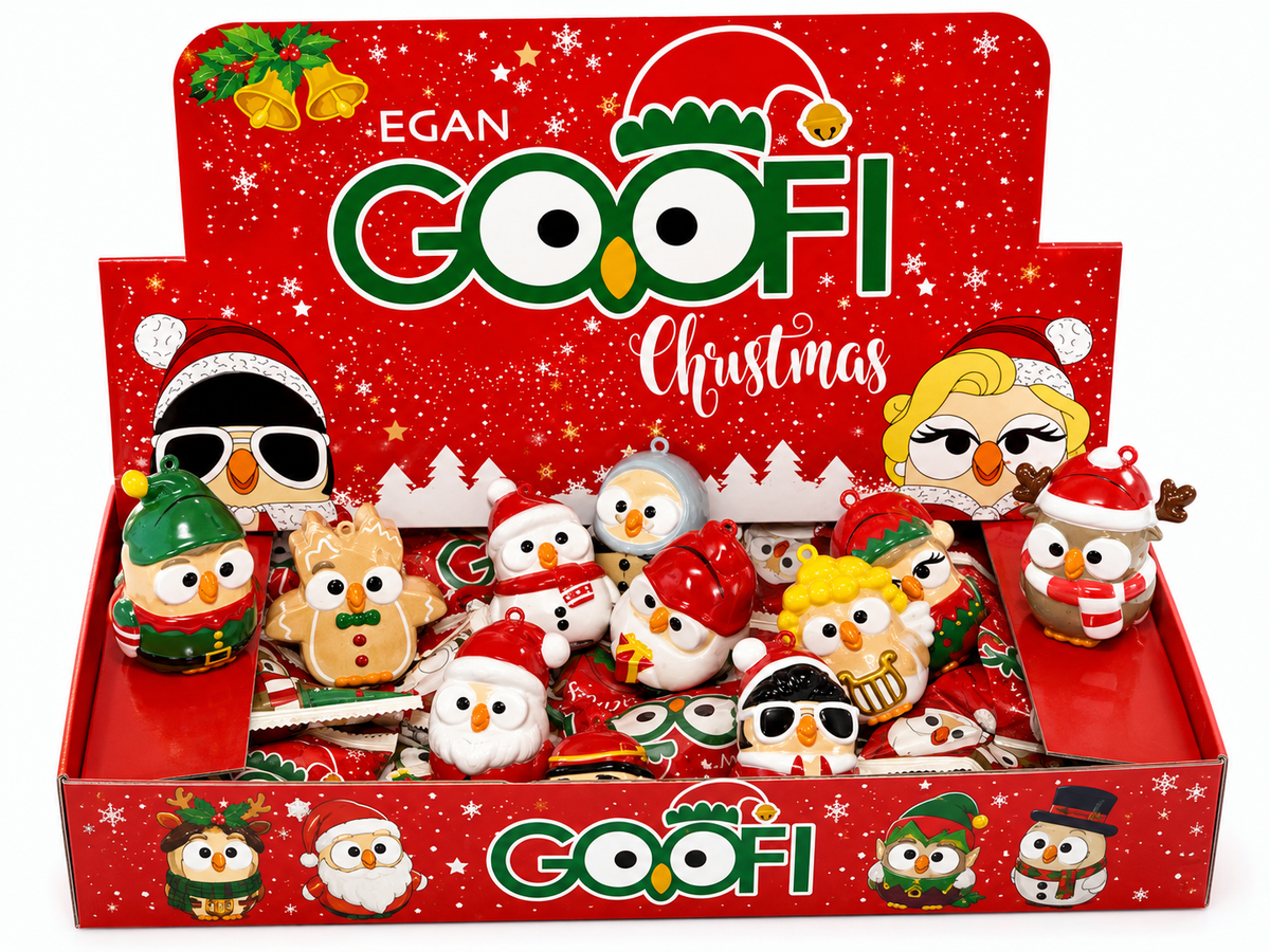 🎄 EGAN GOOFI NATALE – A SORPRESA  IN PLASTICA 🎁 4
