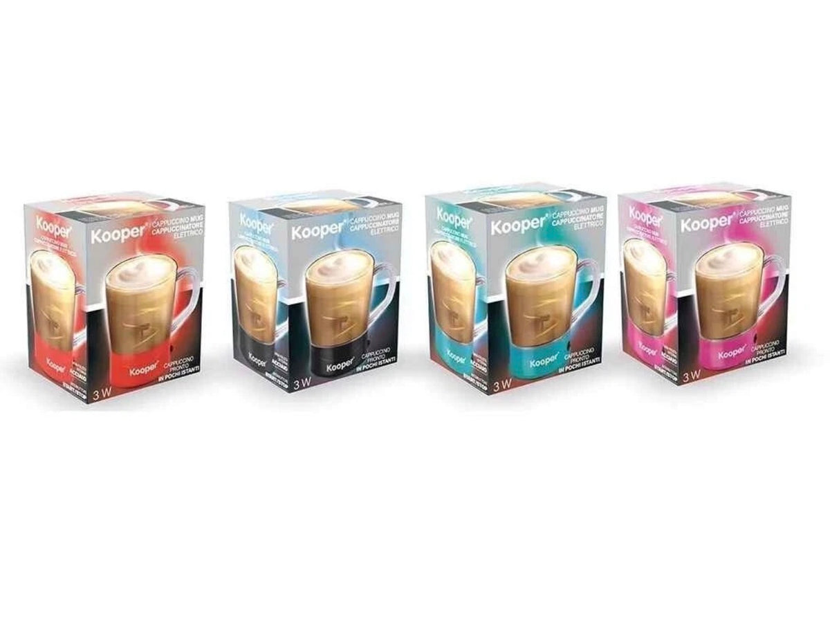 Cappuccinatore Montalatte Elettrico Portatile Senza Fili Mini Frusta RapidaChef 6