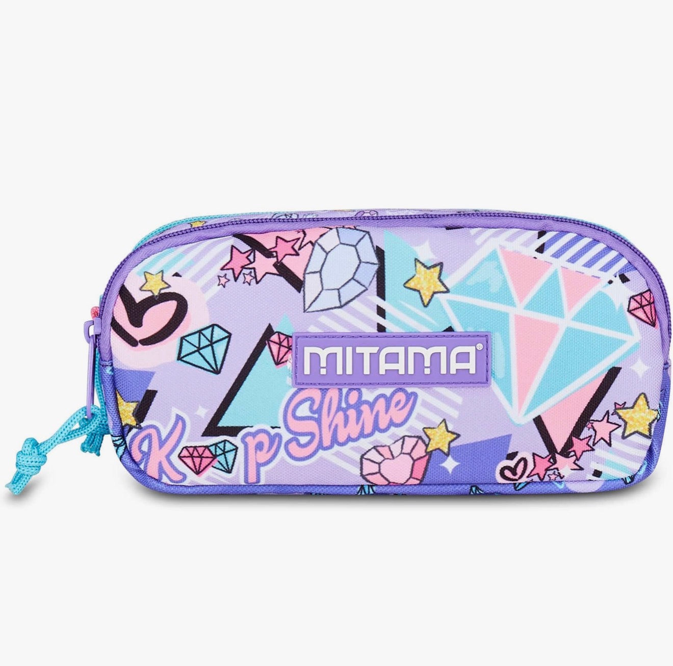 MITAMA Portapenne scuola 2 zip scuola DOUBLE DIAMOND 3