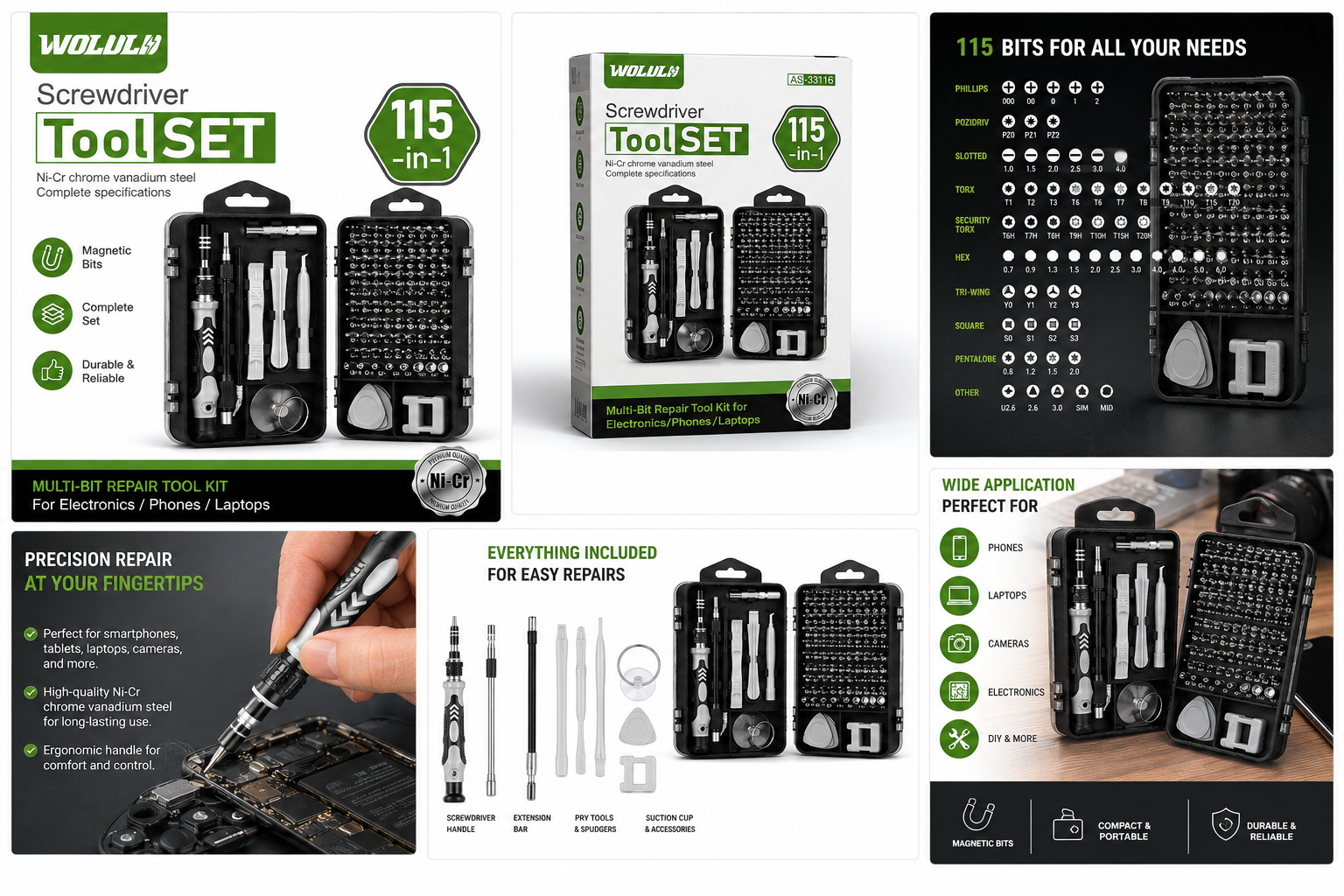 Kit Completo 115 in 1 2