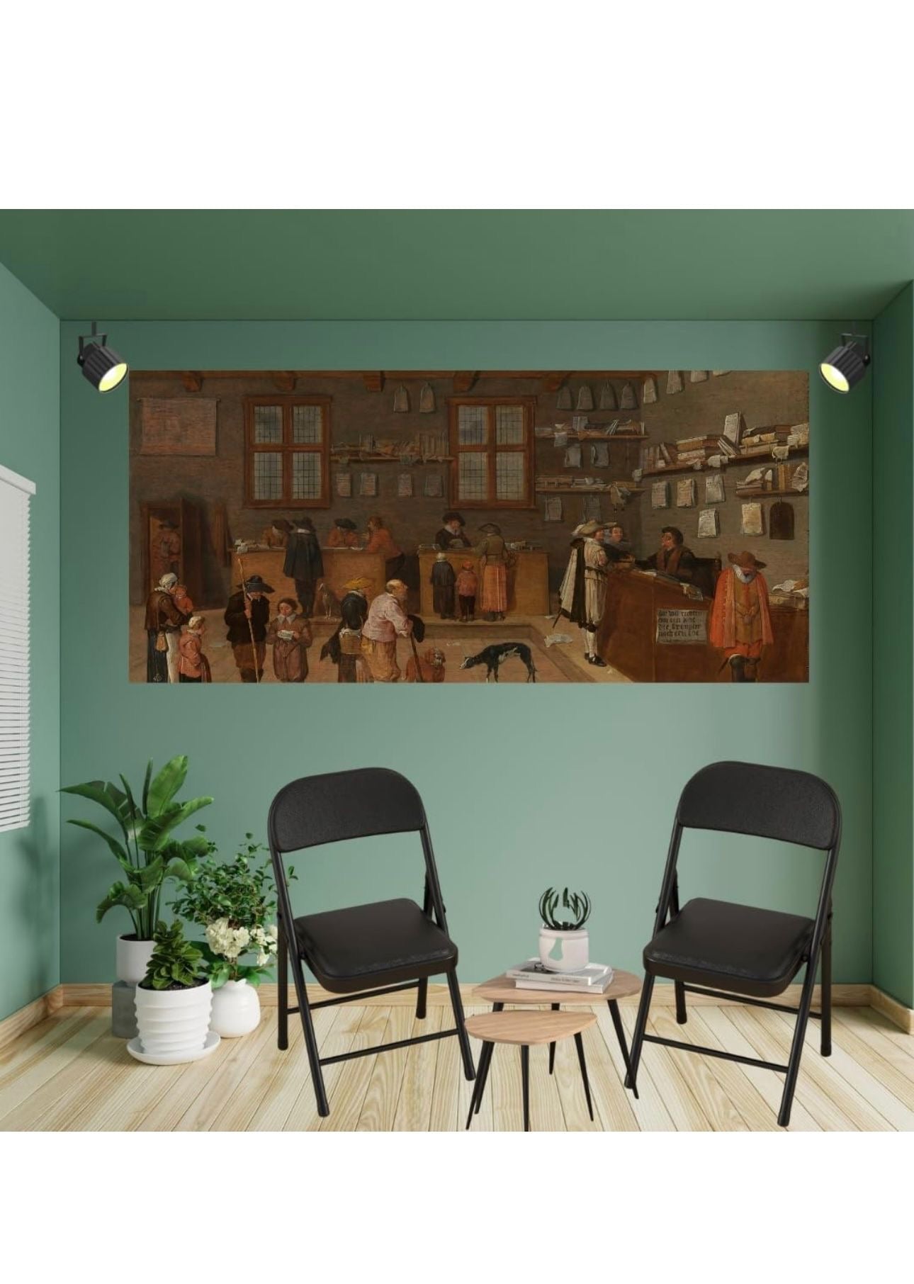 Sedia Pieghevole Salvaspazio, Sedia da Scrivania per L'ufficio con Imbottitura, Ideale per Esterno con Robusta Struttura in Metallo, Portata 140 kg