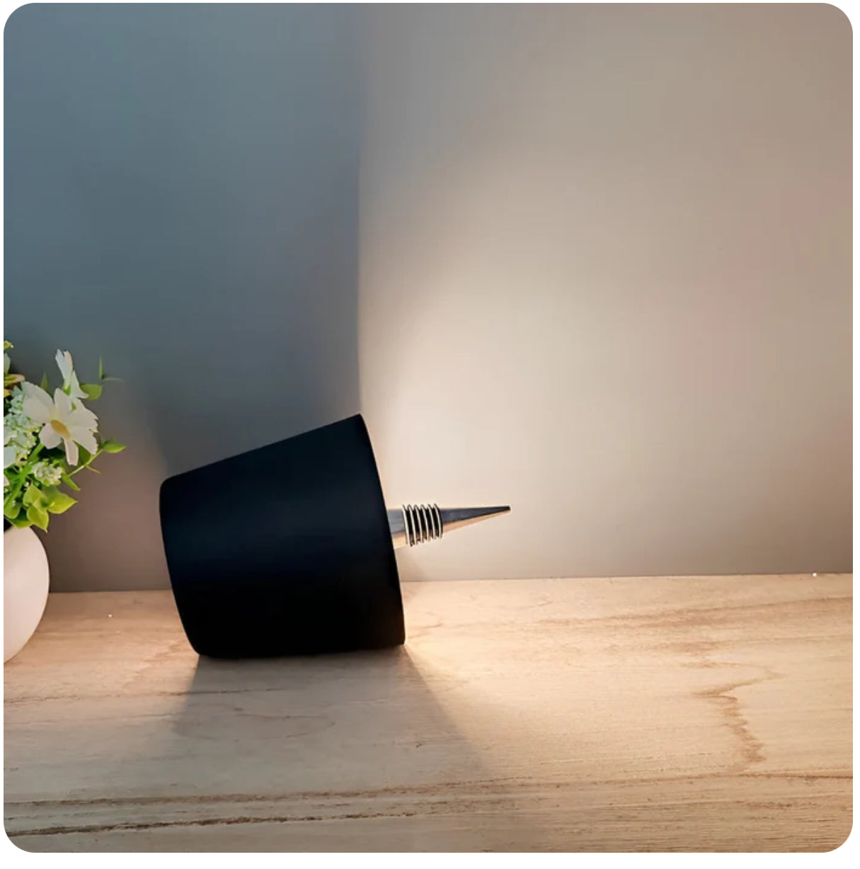Lampada da bottiglia nero