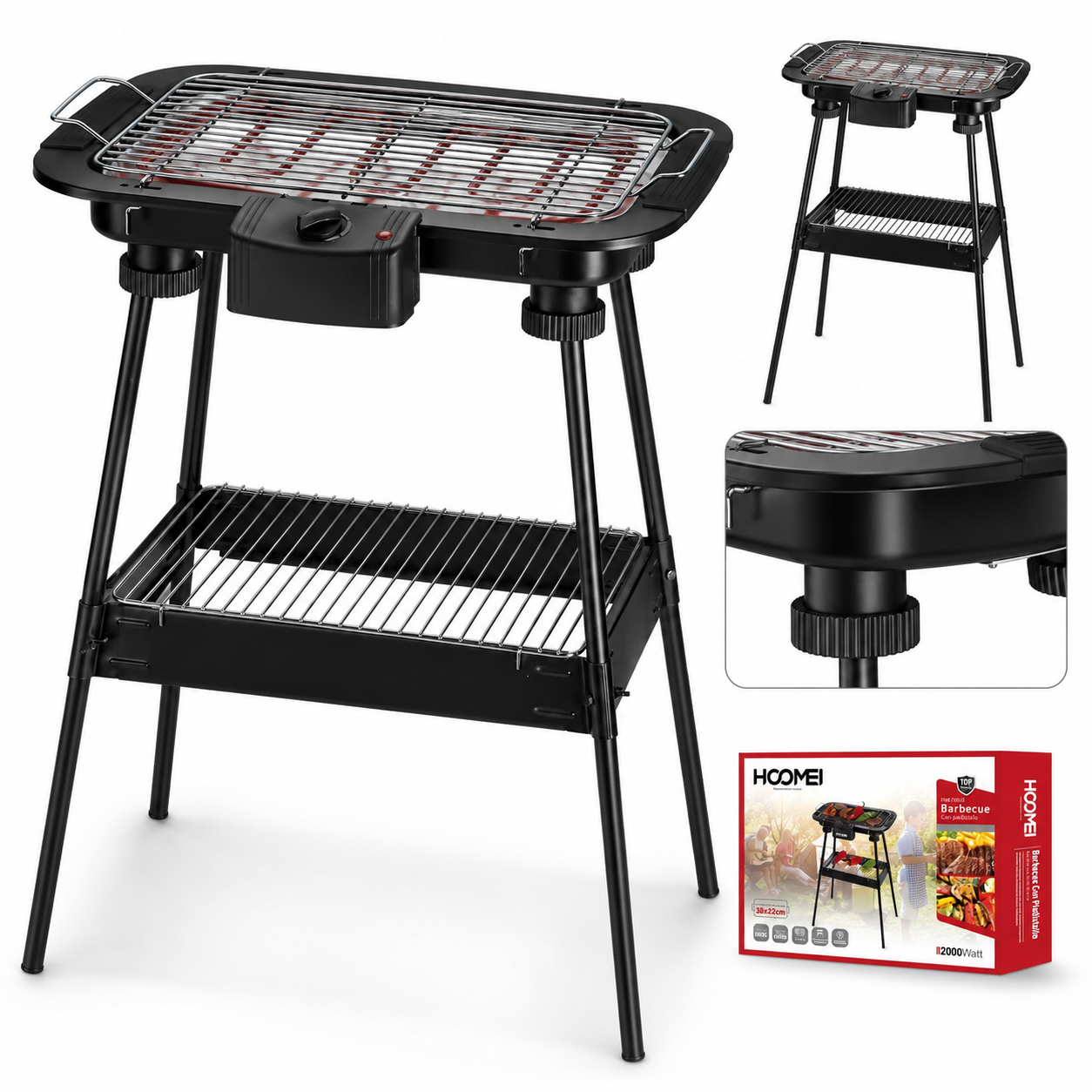 BARBECUE ELETTRICO 2000W 5