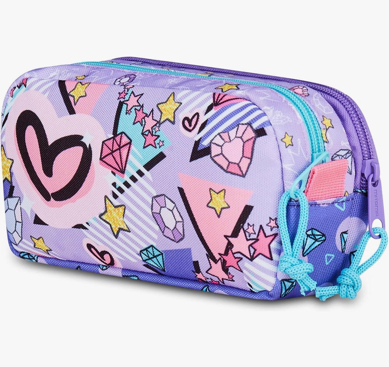 MITAMA Portapenne scuola 2 zip scuola DOUBLE DIAMOND 2