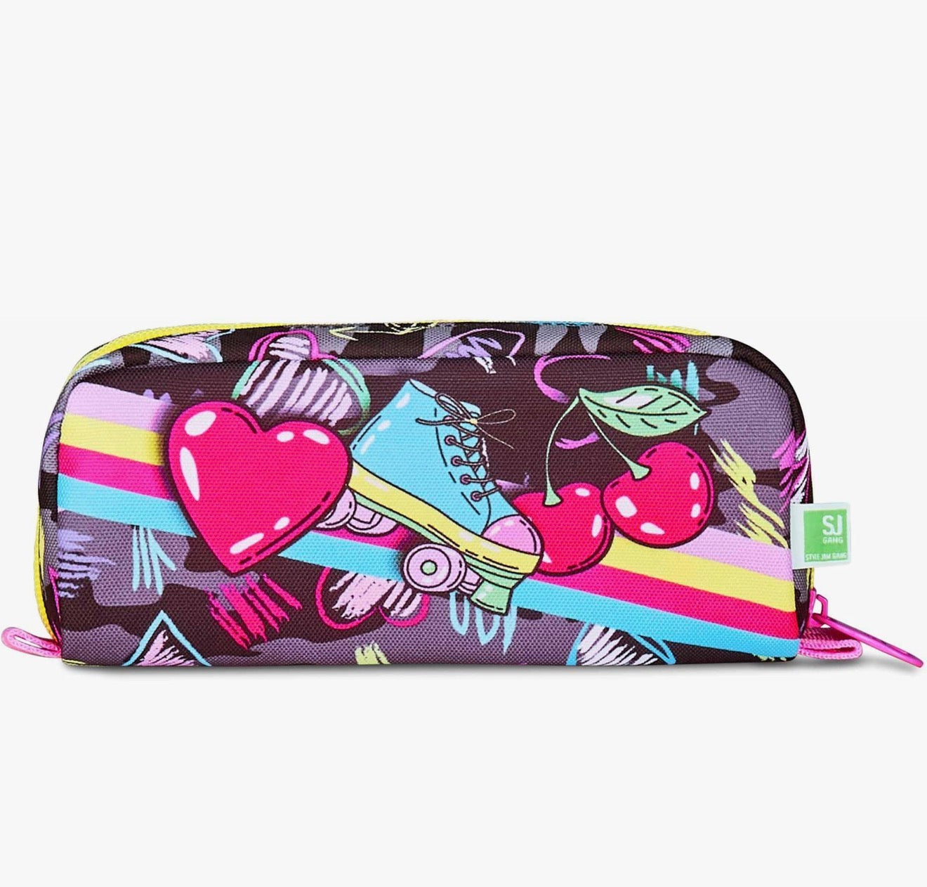 SJ GANG STYLE JAM GANG Portapenne Scuola, Nero, Bustina con Scomparto Unico Porta Penne, Accessori Zaino, Scuola Elementare, Bambina 2