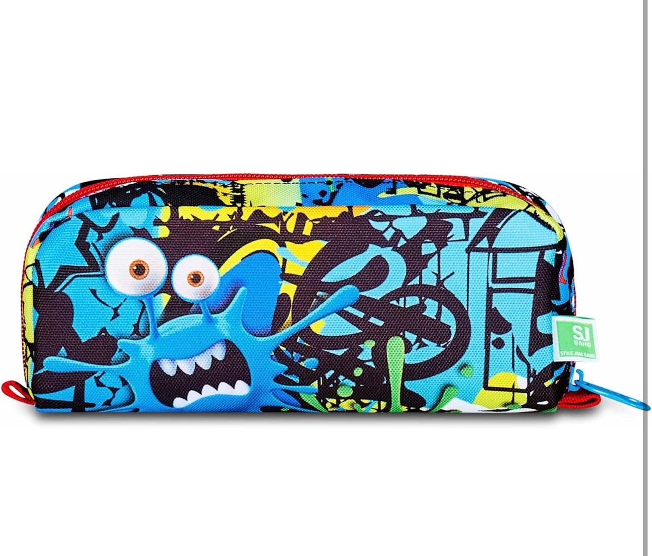 SJ GANG STYLE JAM GANG Portapenne Scuola, Nero, Bustina con Scomparto Unico Porta Penne, Accessori Zaino, Scuola Elementare, Bambino 2