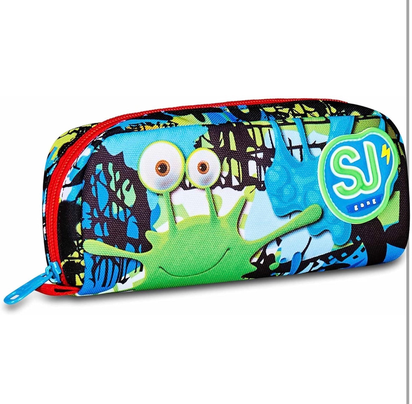 SJ GANG STYLE JAM GANG Portapenne Scuola, Nero, Bustina con Scomparto Unico Porta Penne, Accessori Zaino, Scuola Elementare, Bambino 1