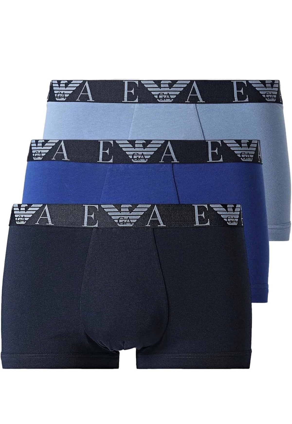 Armani 3-Pack Boxer Boxer a Pantaloncino Uomo (Pacco da 3)