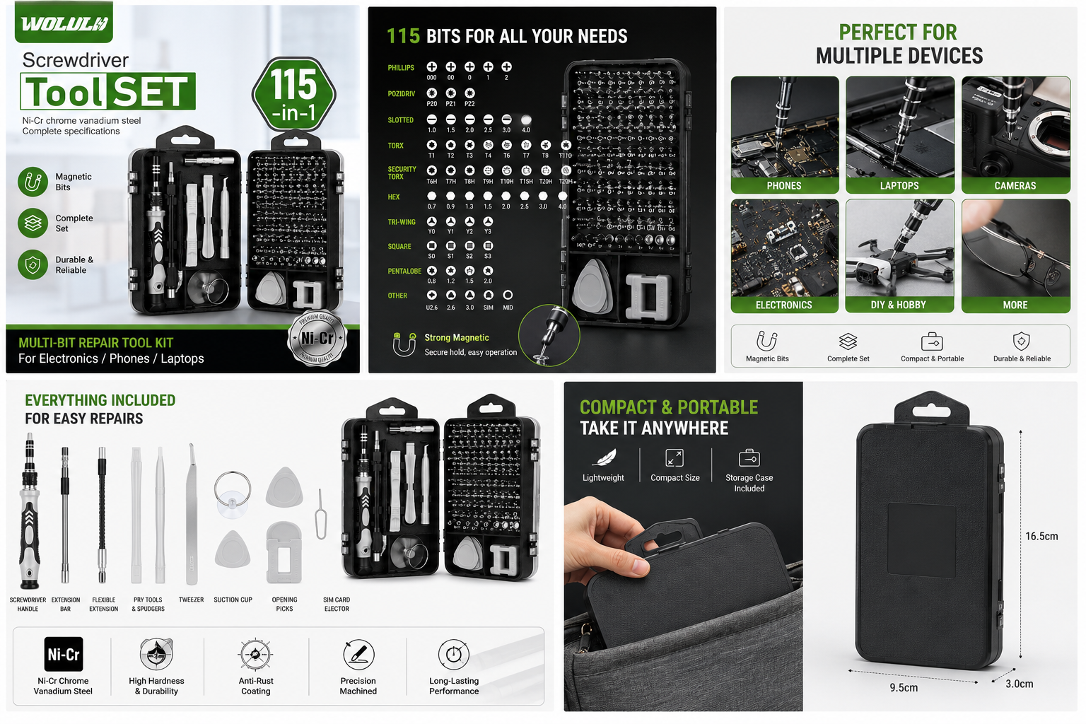 Kit Completo 115 in 1 3