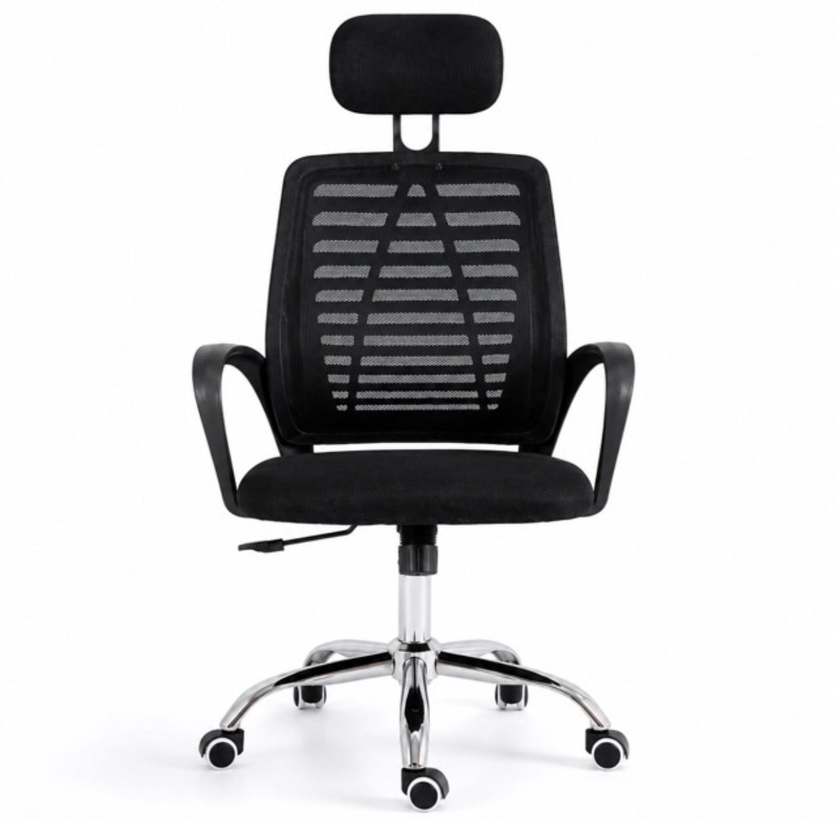 Sedia da Ufficio Ergonomica con Poggiatesta Regolabile Seduta Imbottita Poltrona 5
