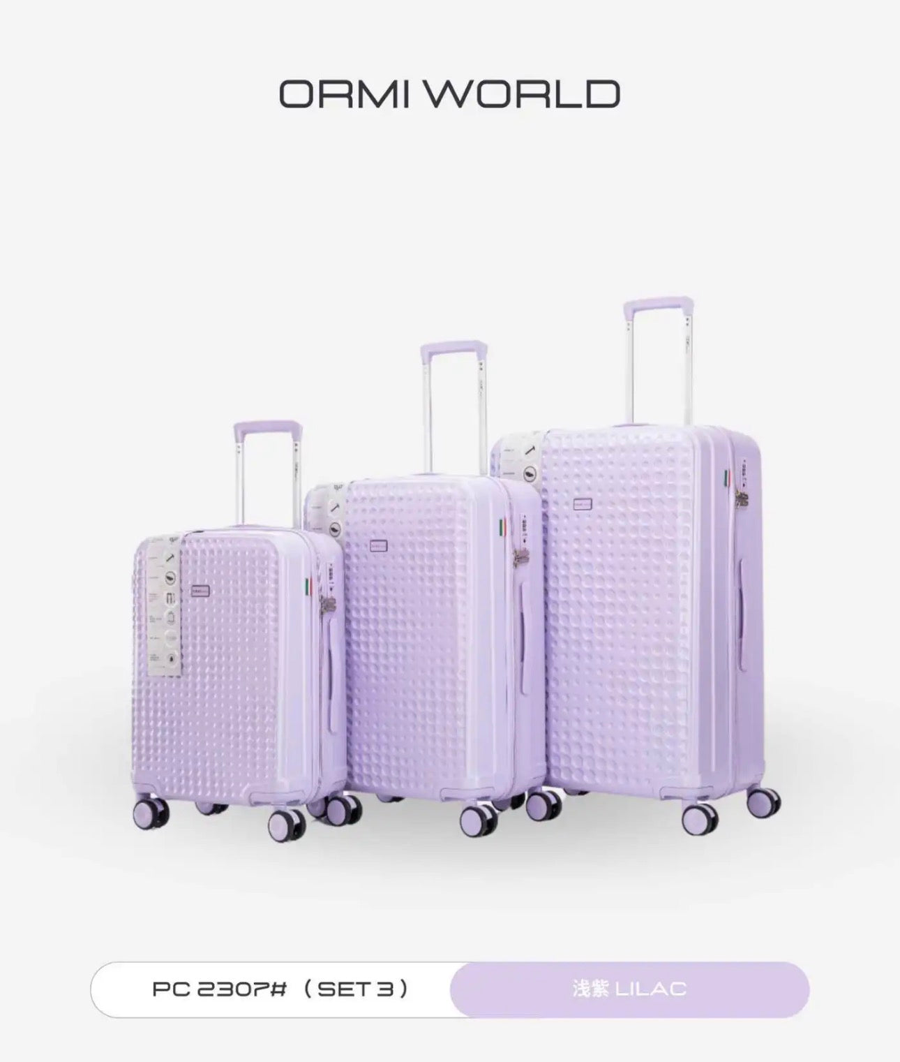 Set 3 valigie Ormi Premium