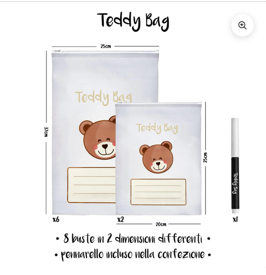 TEDDY BAG 8 BUSTINE CORREDINO NASCITA