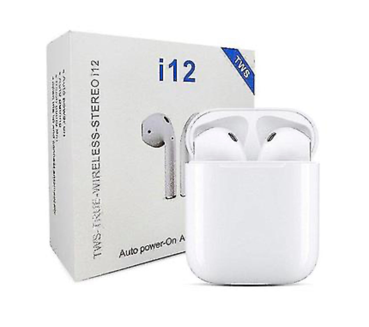 Auricolari wireless bianchi I12 con Bluetooth 5.0