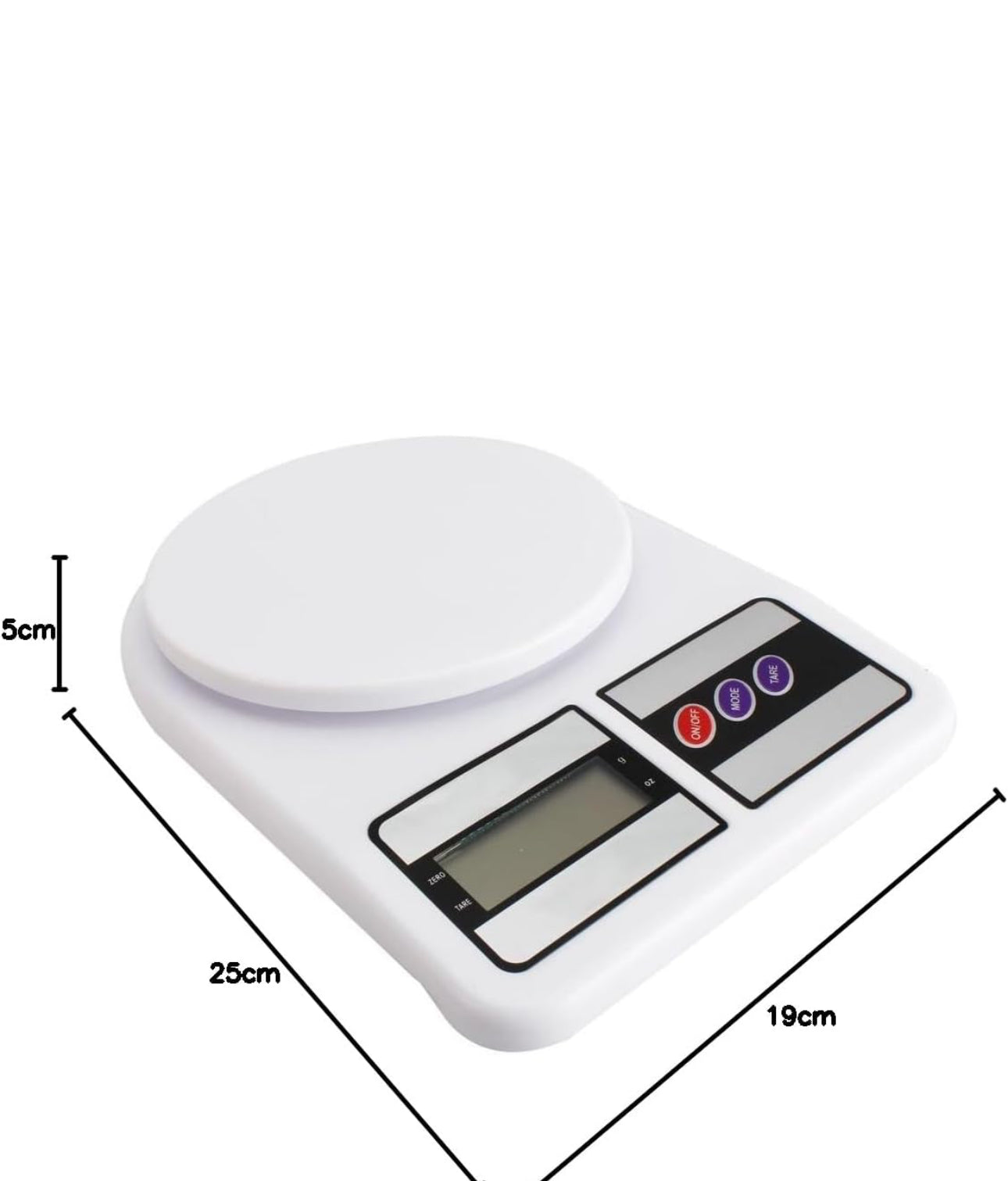 Bilancia Digitale Da Cucina Elettronica Lcd Tasto Tara Casa Pesa Da 1 Gr A 7 Kg
