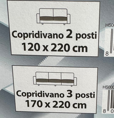 Salvadivano 2 posti 120x220 Salvadivano 3 posti 170x220