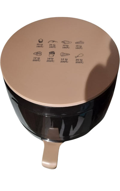 Friggitrice ad Aria XXL, 8L, 2400W, Display LCD Touch, Controllo Digitale, Nero