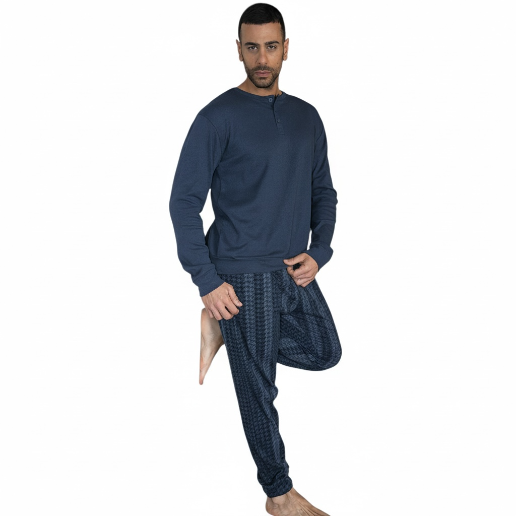 Pigiama uomo caldo cotone