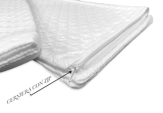 COPPIA FEDERA COPRIGUANCIALE TRAPUNTATA CON CERNIERA