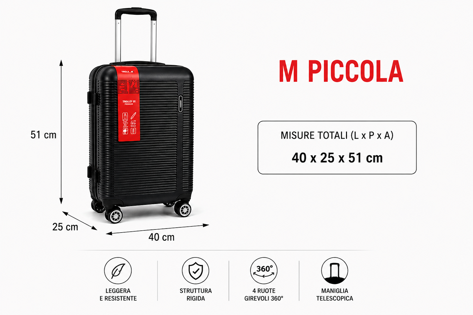 Acquista 1 valigia singola nella misura che preferisci 14