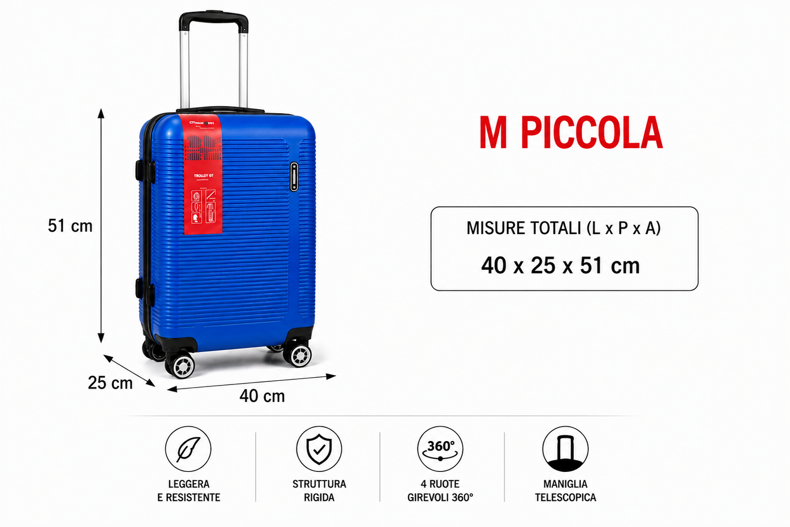 Acquista 1 valigia singola nella misura che preferisci 16