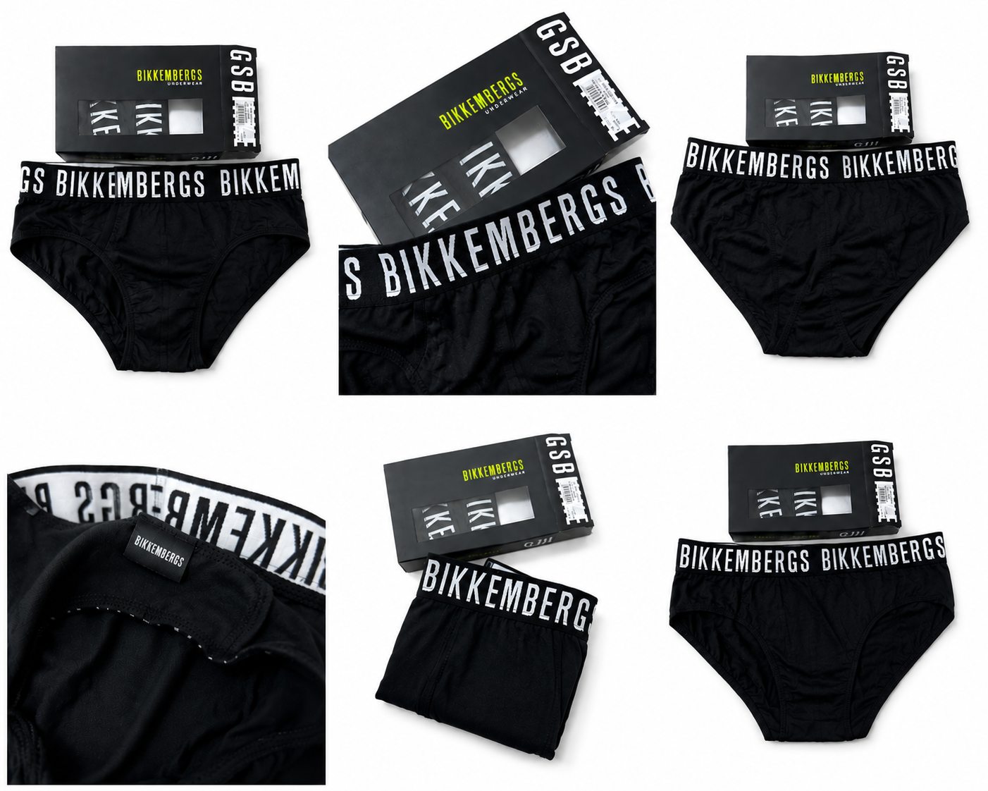 Tripack Bikkembergs con 3 slip uomo, ideale per il massimo della praticità e del risparmio. 1