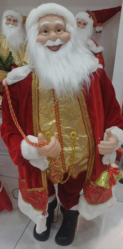 Babbo Natale 150 cm musica e movimento