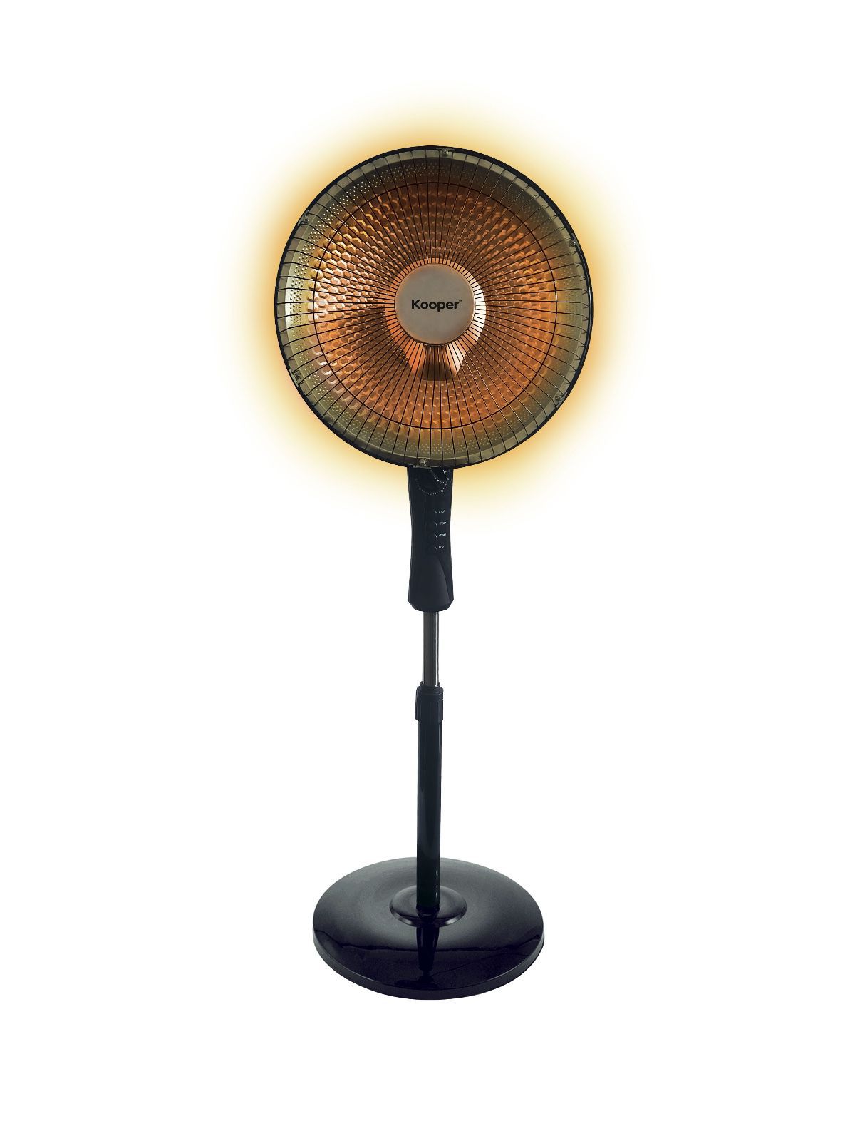 Stufa a Piantana Infrarossi al Carbonio 900W | Altezza Regolabile 105-120 cm, Oscillazione e Inclinazione Regolabile | 2 Livelli di Potenza 450/900W, Timer.. 3
