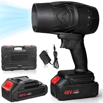 Soffiatore a Batteria 48V F MAX Brushless – Soffiatore Portatile per Giardino, Garage, Auto e Lavoro 5