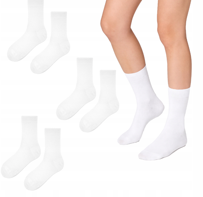 Calze Unisex in Cotone – Confezione Pezzini | Bianco e Nero 2