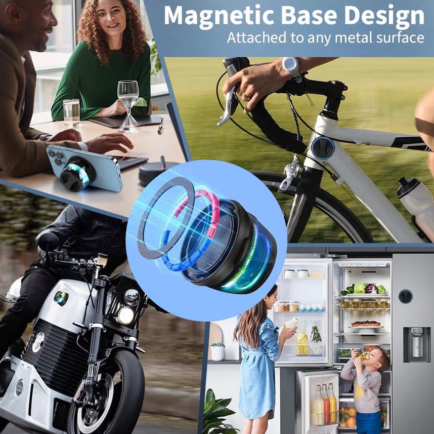 Altoparlante magnetico Bluetooth, G200 Altoparlante wireless