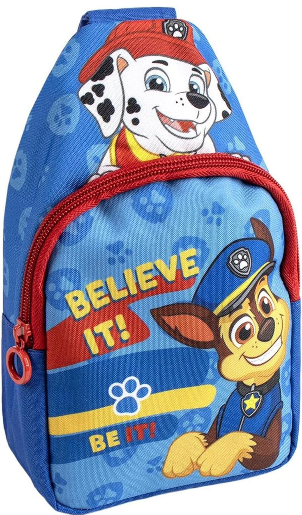 Borsa a Tracolla Paw Patrol – Marshall e Chase con Tasca Frontale e Tracolla Regolabile 1
