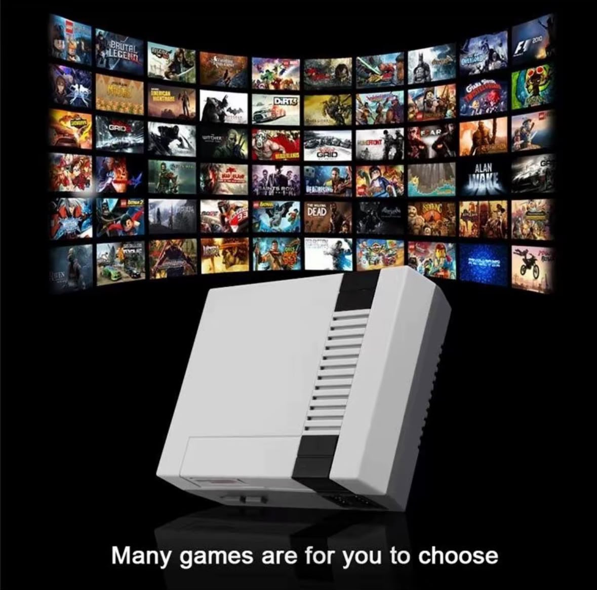 Mini Console Retrò Plug & Play con 2 Controller – Giochi Classici Preinstallati, Collegamento TV AV, Compatta e Ideale per Gioco in Famiglia 3