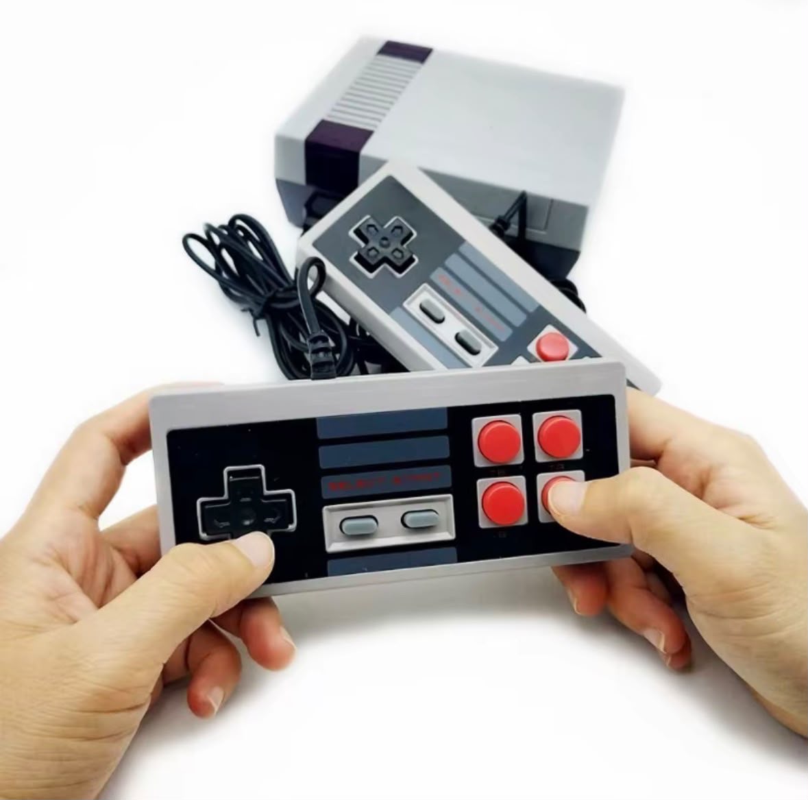 Mini Console Retrò Plug & Play con 2 Controller – Giochi Classici Preinstallati, Collegamento TV AV, Compatta e Ideale per Gioco in Famiglia 6