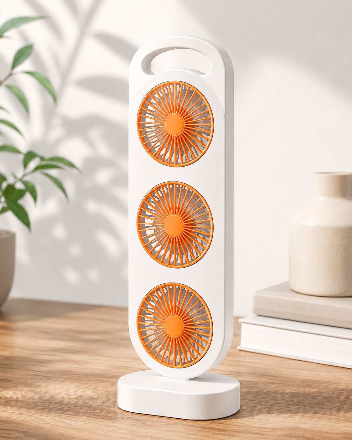Ventilatore Portatile 3 in 1 a Tripla Ventola 3