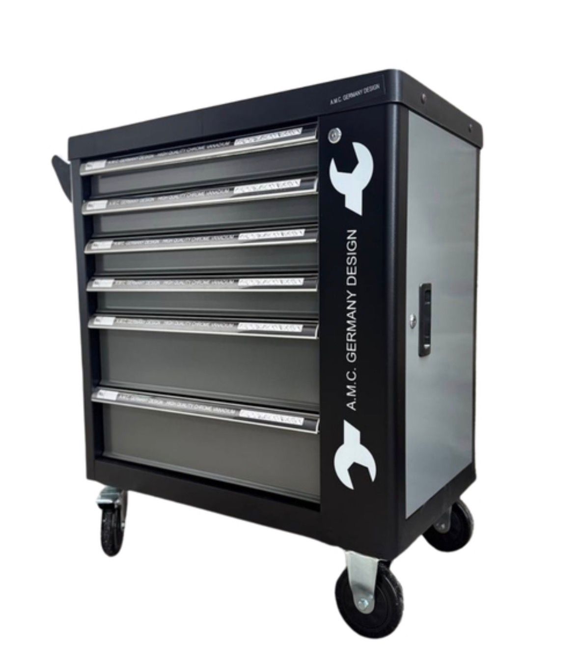 Carrello porta attrezzi con ruote completo di utensili 6 cassetti 1000 pezzi 4