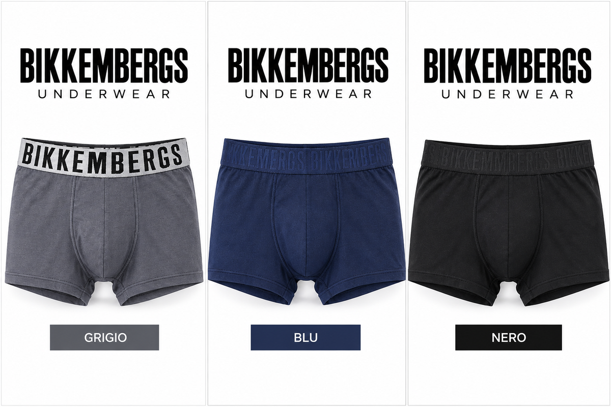 Boxer Uomo Bikkembergs Nero – Intimo Uomo Boxer Elasticizzato – Underwear Uomo Comfort