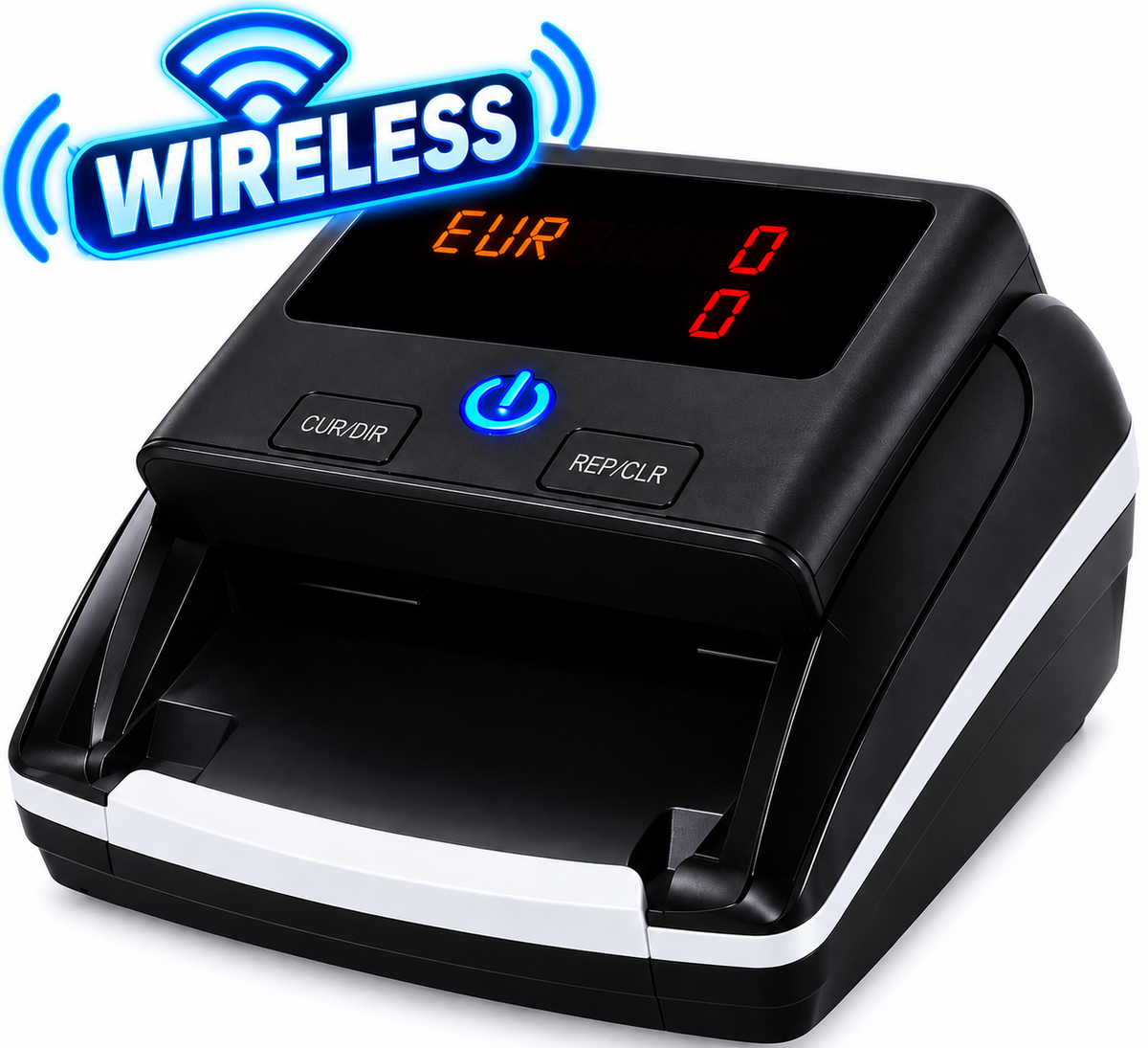 Rilevatore Banconote Professionale Wireless Contabanconote Multivaluta con Controllo UV MG IR 4