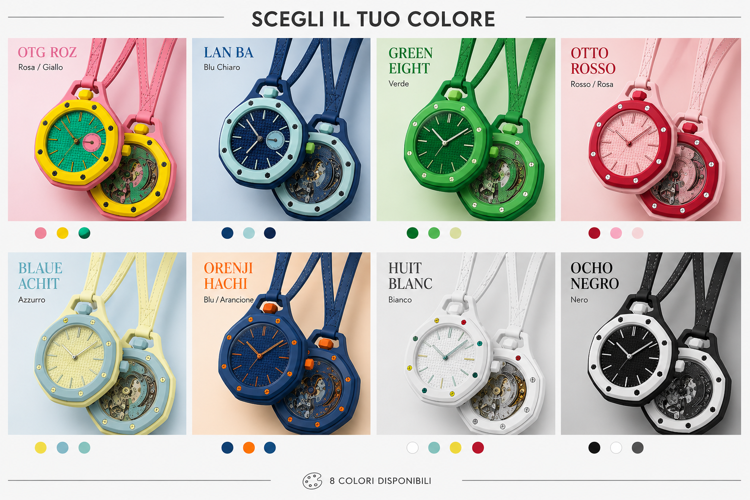 Orologio da Polso Design Esclusivo – Disponibile in Diversi Colori 2
