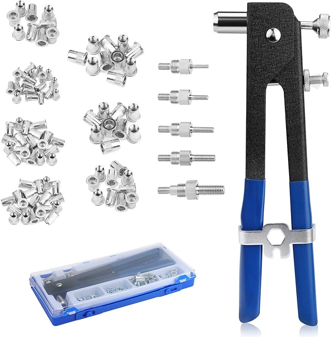 Kit di rivettatrici per rivetti a mano