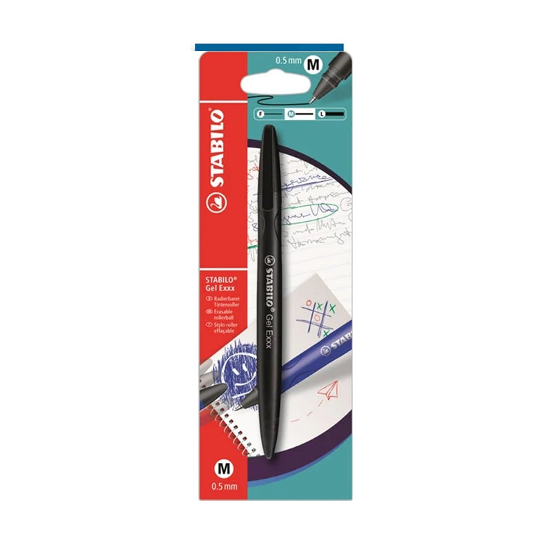 Penna gel Stabilo Gel Exxx: blu, nero 4