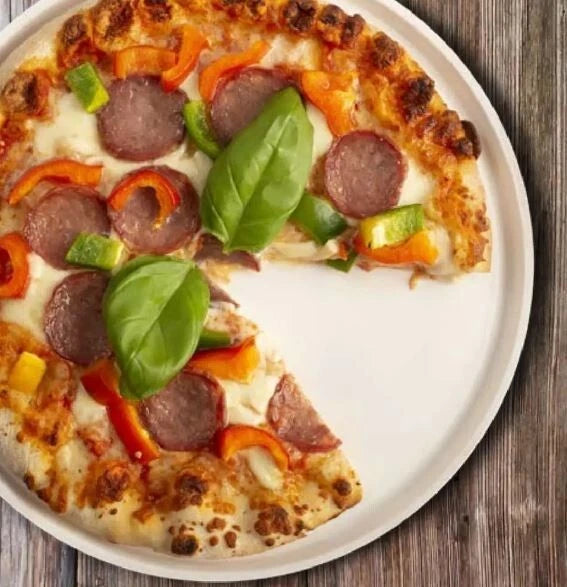 10 PIATTI PIZZA BIO ECOLOGICI CM 33 – POLPA DI CELLULOSA BIODEGRADABILE 4