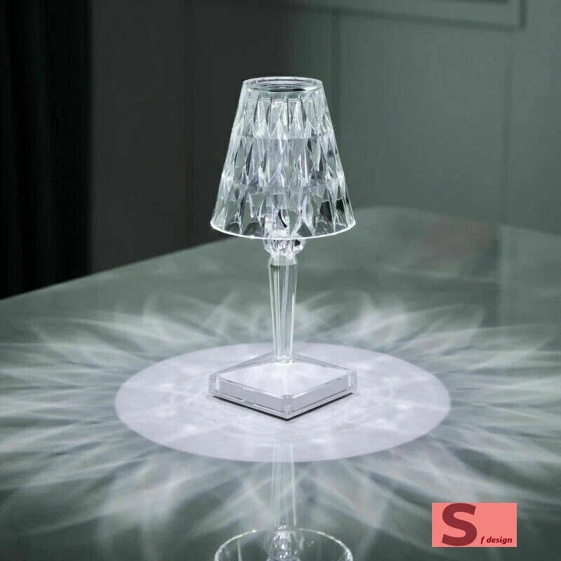 lampada da tavolo led ricaricabile touch per ristoranti bar hotel pub luce calda 4